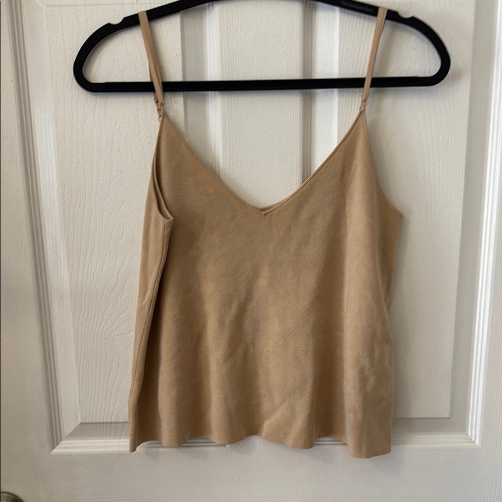 Little Moon by Aritzia Women's Tan Spaghetti Strap Top